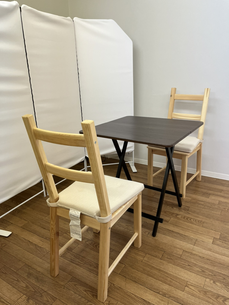 個別相談のレイアウト